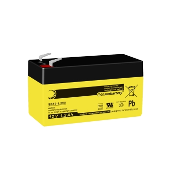 Sun Battery SB 12-1.2 VdS 12V 1,2Ah